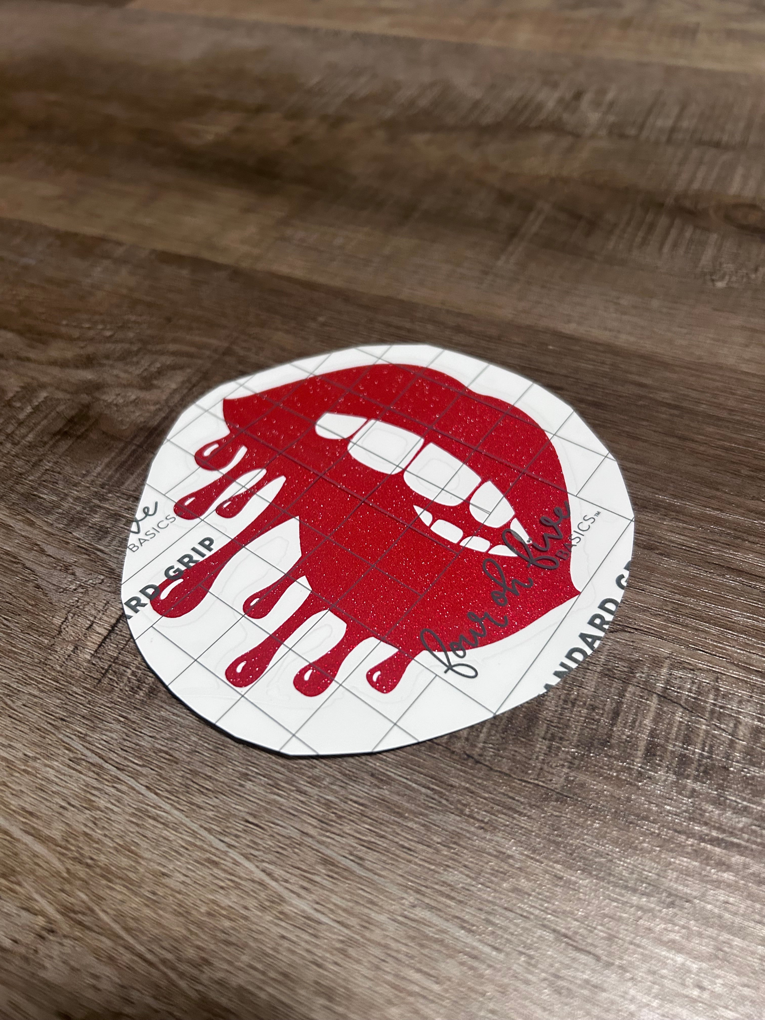 Drippy Lippy Decal