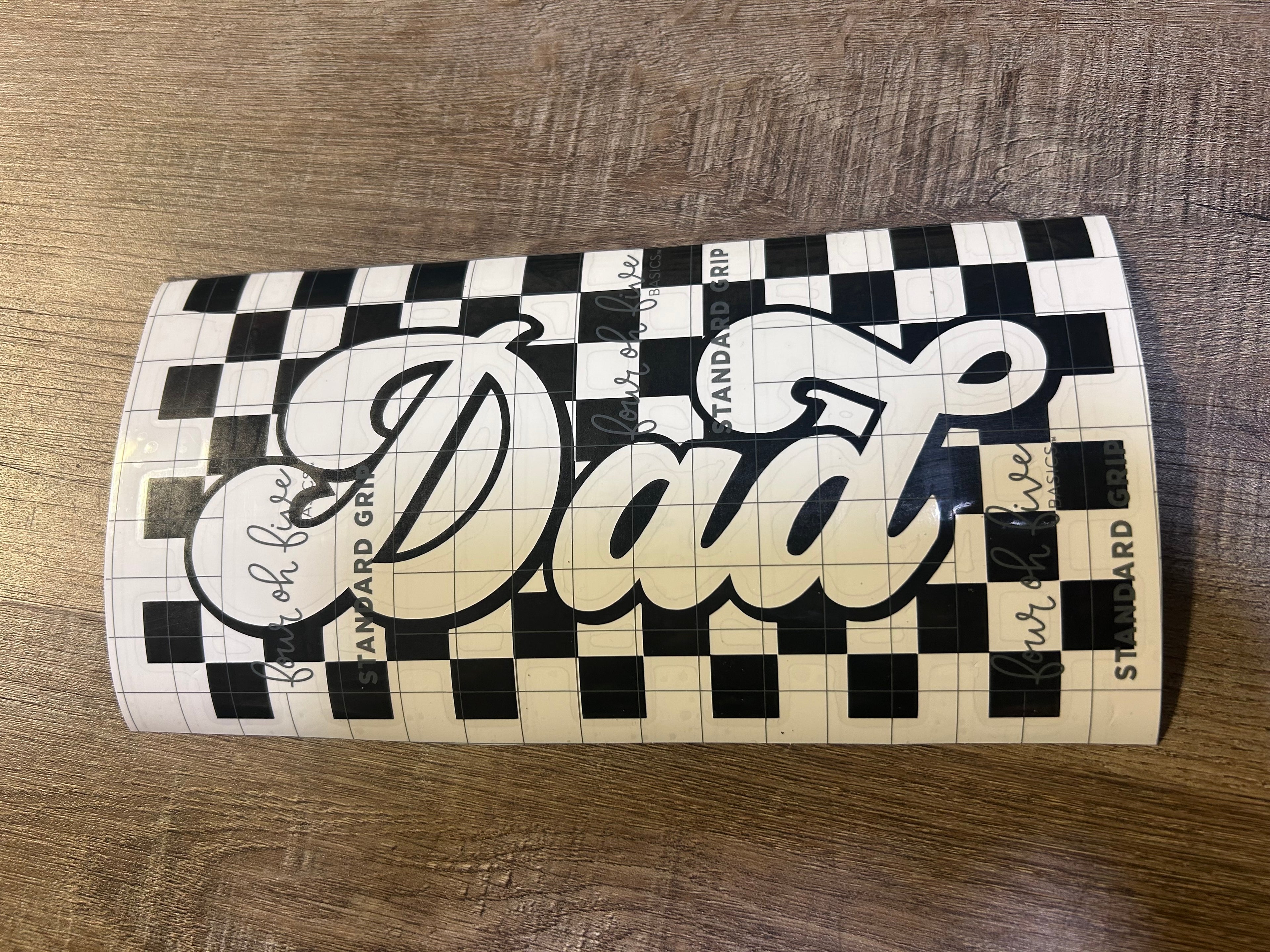 Checker Dad Out